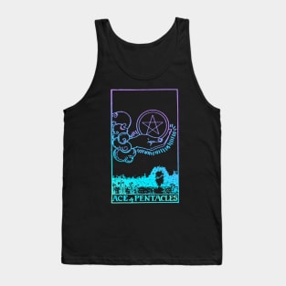 Ace of Pentacles Tarot Card Tank Top